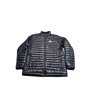 Levelwear Puffer Jacket Black Full Zip Outdoor Activewear Men's Size Medium‎